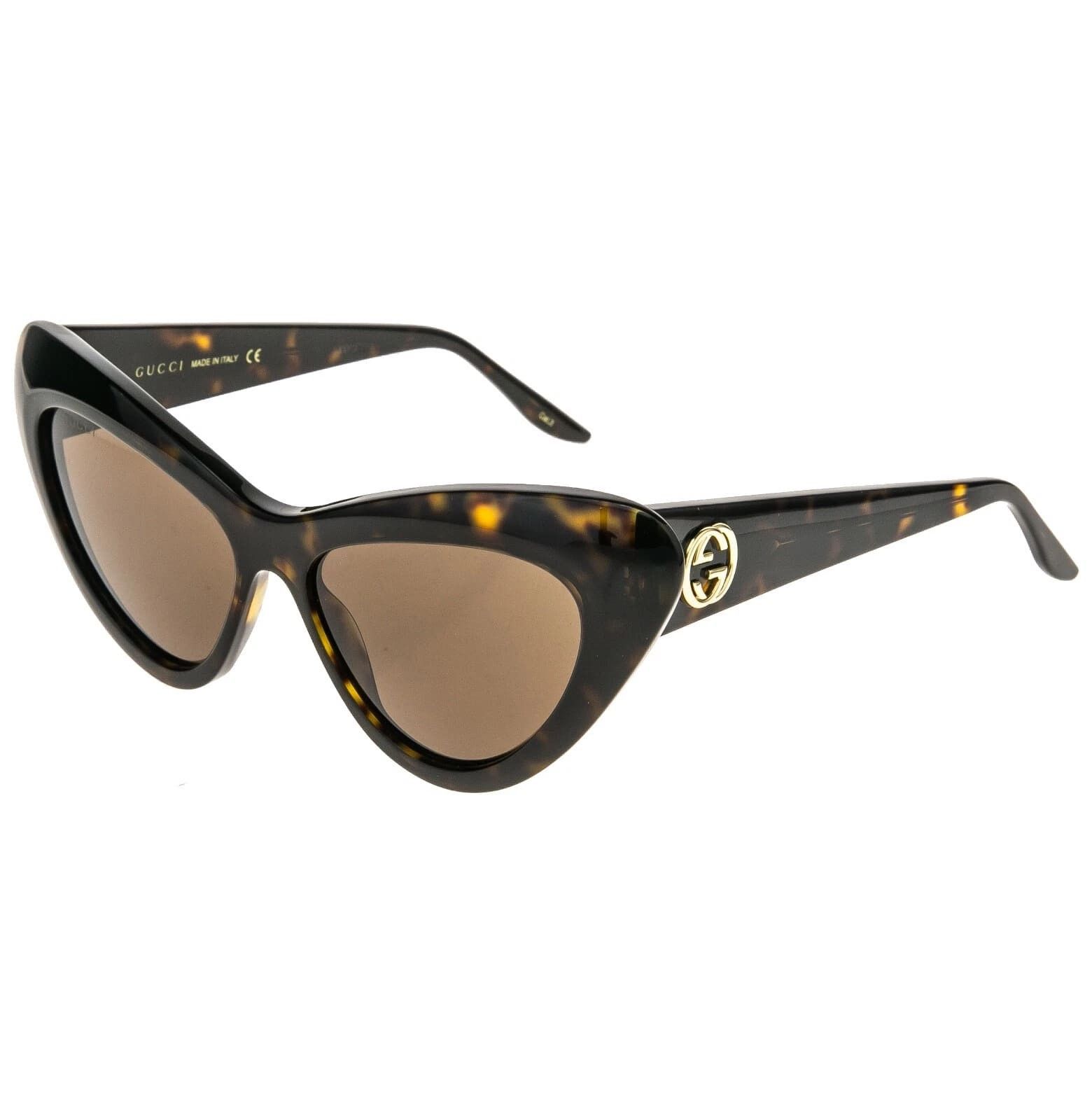 Gucci GUCCI Gg0895s 0895 Havana 002 Fashion Chunky Sunglasses Size ONE SIZE - 9 Thumbnail
