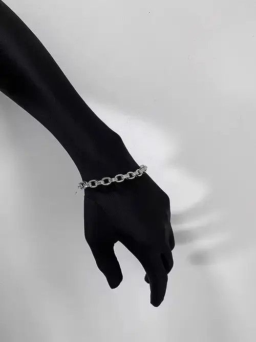 Designer × Vintage Retro Korean fashion Thai silver bracelet Size ONE SIZE - 2 Thumbnail