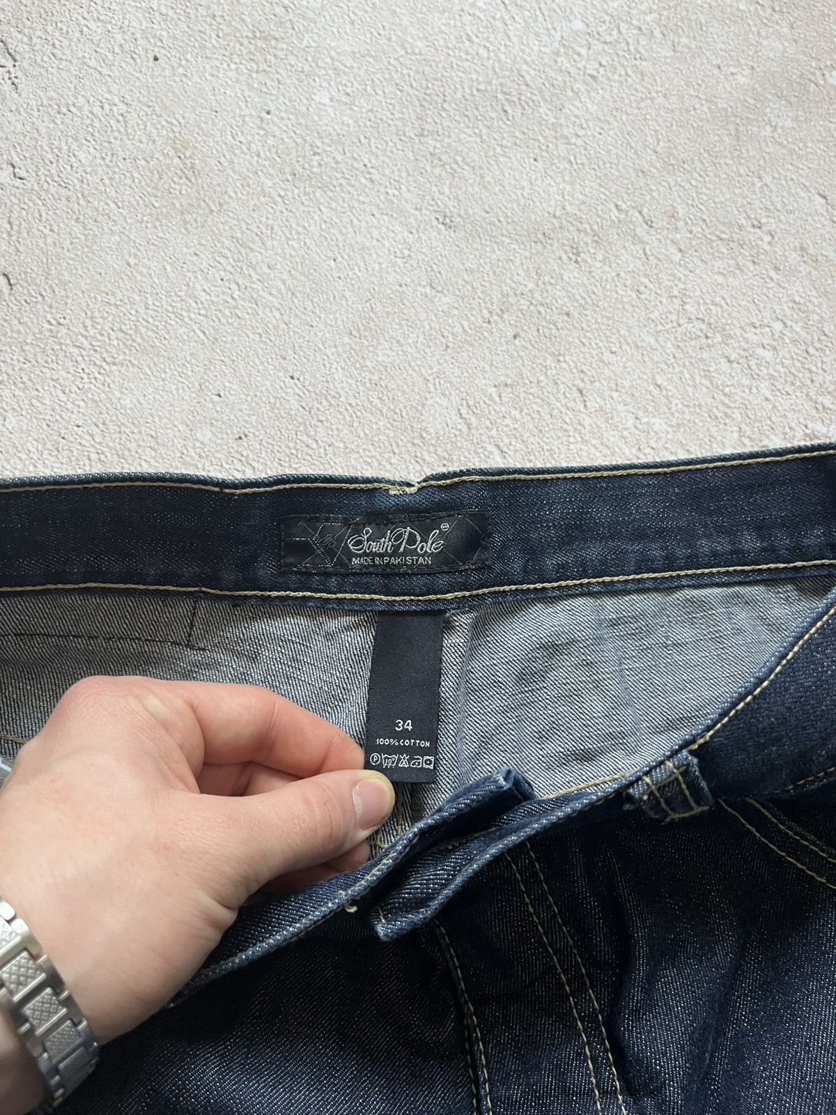 Southpole VTG y2k baggy jeans shorts jorts 90 southpole carpenter Y2K Size US 34 / EU 50 - 7 Thumbnail
