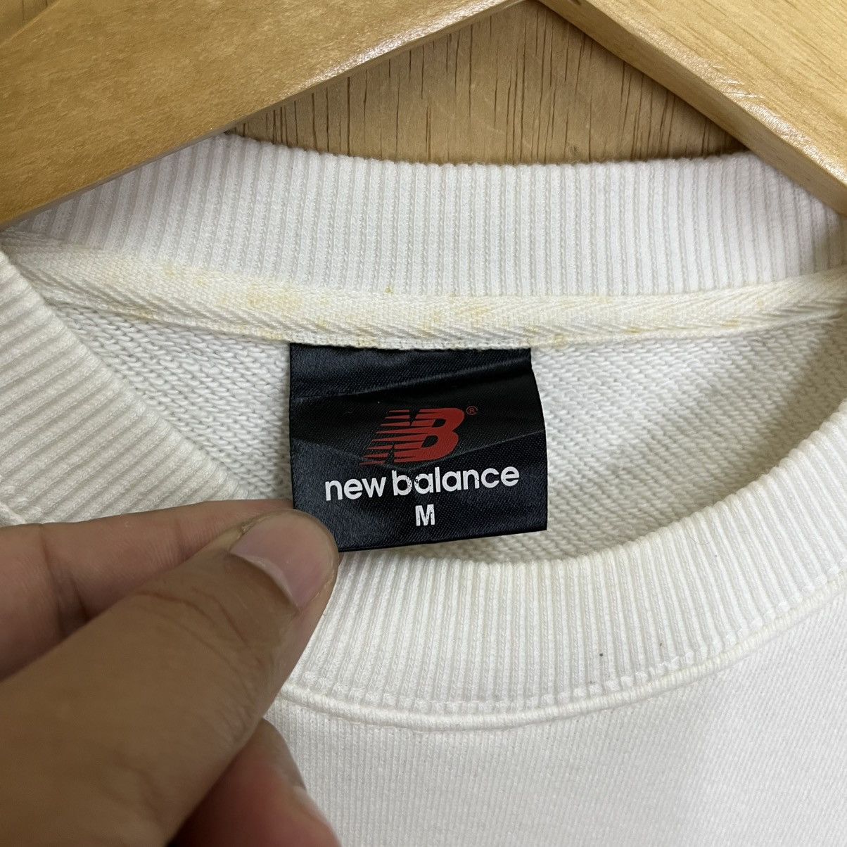 New Balance New Balance Big Logo Pullover Sweatshirt Size M Size US M / EU 48-50 / 2 - 8 Thumbnail