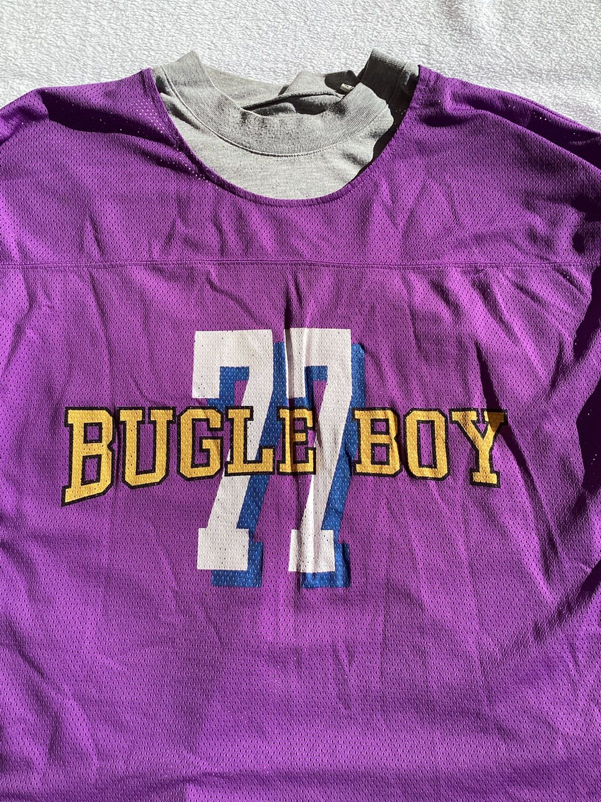Bugle Boy × Vintage Vtg 90s/Y2K bugle boy jersey & long sleeve combination item Size US L / EU 52-54 / 3 - 3 Thumbnail