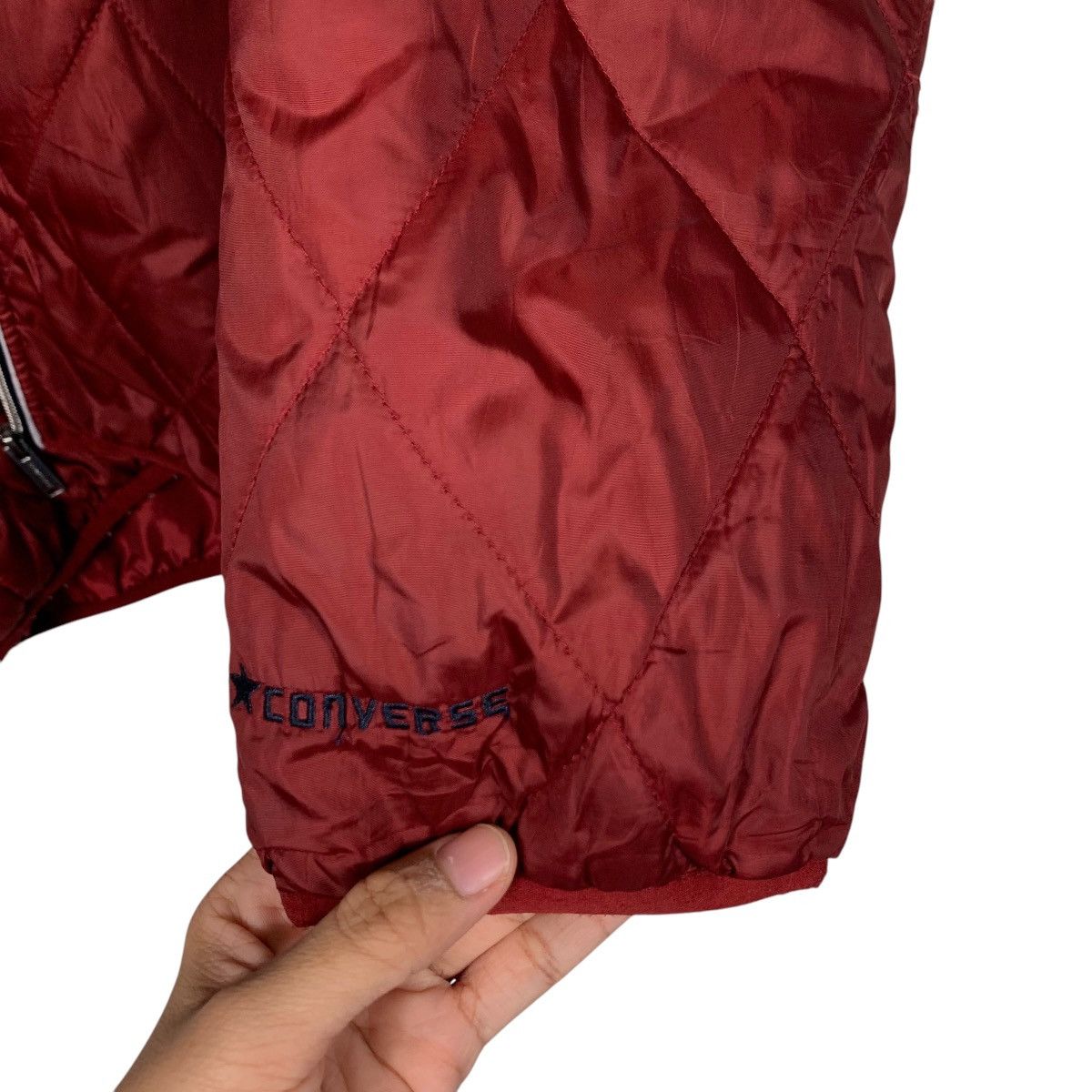 Converse CONVERSE Quilted Lightweight Puffer Hoodie Jacket #2350-C105 Size US XL / EU 56 / 4 - 14 Thumbnail