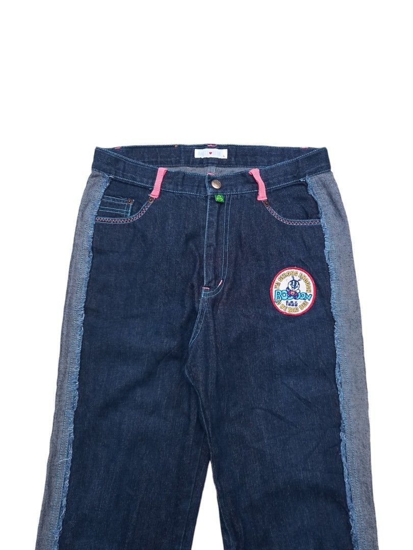 Angel Blue × Japanese Brand Angel Blue Little Heart Flare Jeans Size 29" - 3 Thumbnail