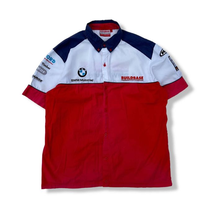 Bmw Vintage BMW Motorrad Short Sleeve Button-Up Shirt | Grailed