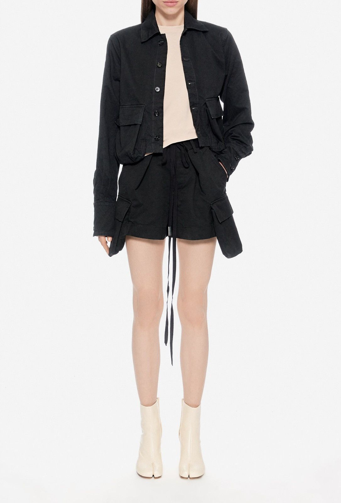 Ann Demeulemeester Last Ann Demeulemeester Cargo Cotton Shorts Size 26" / US 2 / IT 38 - 4 Thumbnail