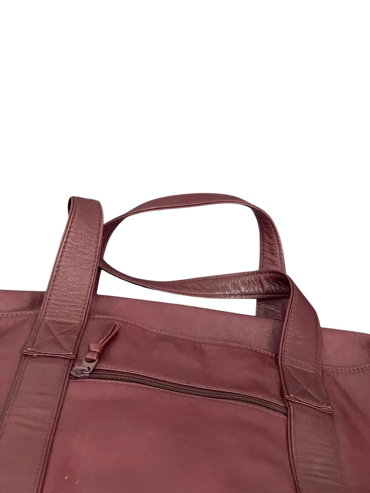 Genuine Leather Full Leather Vtg Maruem Japan Duffle Bag 1🟩8 Size ONE SIZE - 17 Thumbnail