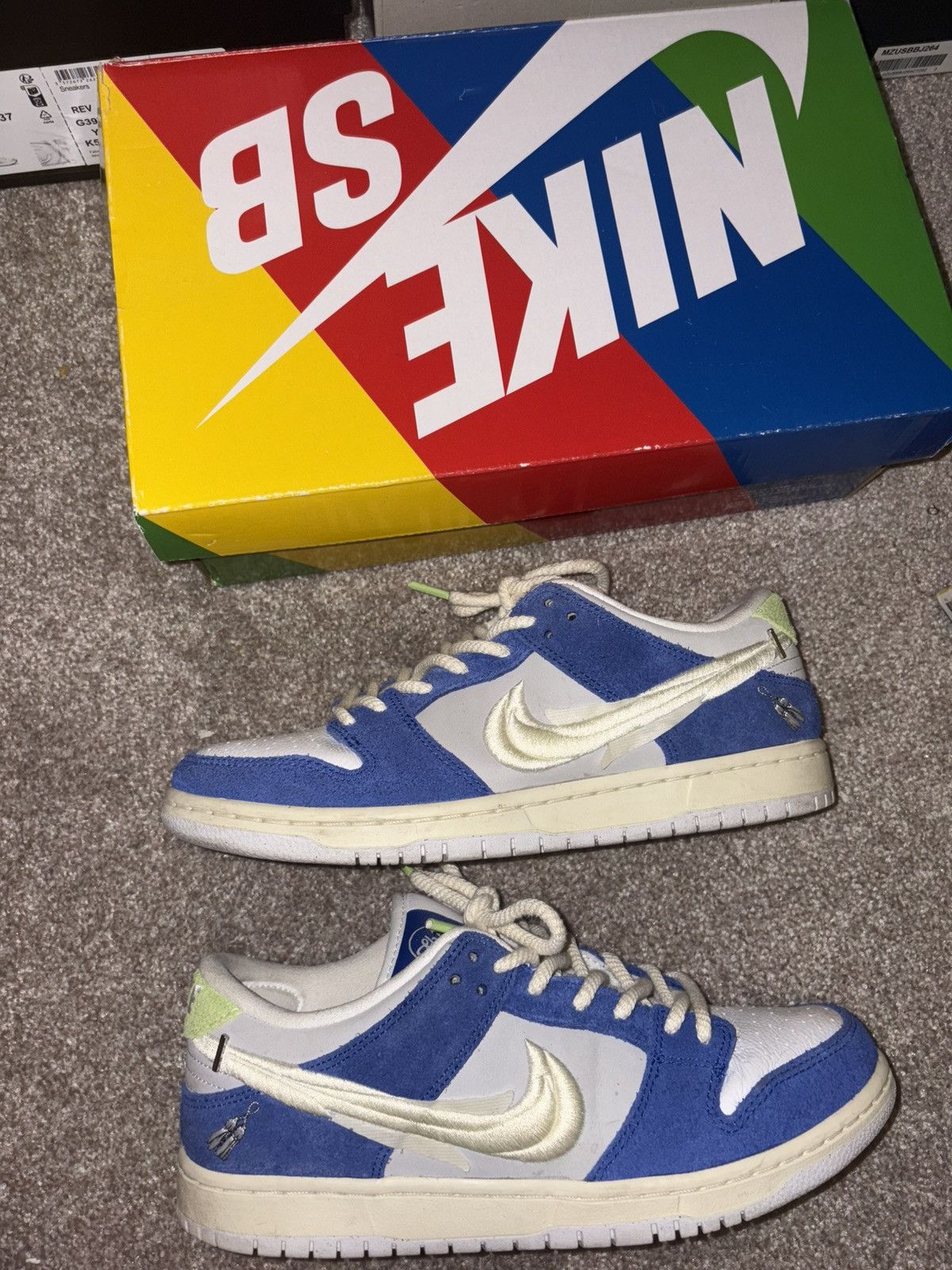Nike SB Fly Streetwear x SB Dunk Low Pro SB 'Gardenia Size US 8.5 / EU 41-42 - 1 Thumbnail
