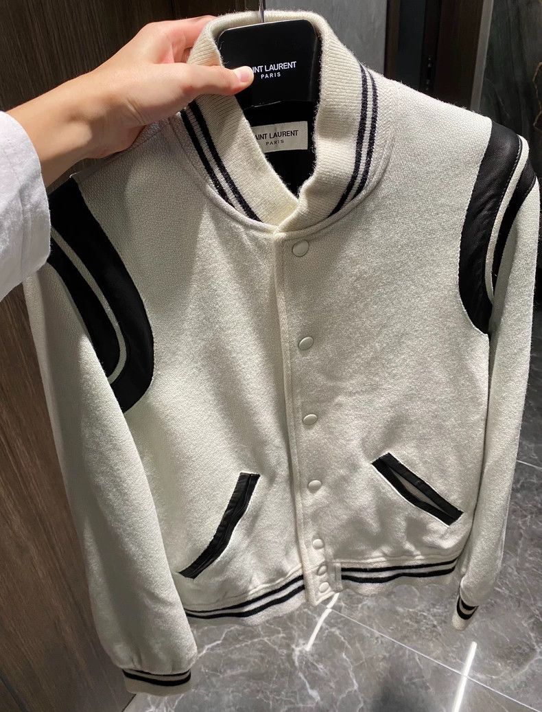 Saint Laurent Paris saint Laurent paris22 autumn and winter beige patchwork wo Size US S / EU 44-46 / 1 - 8 Thumbnail