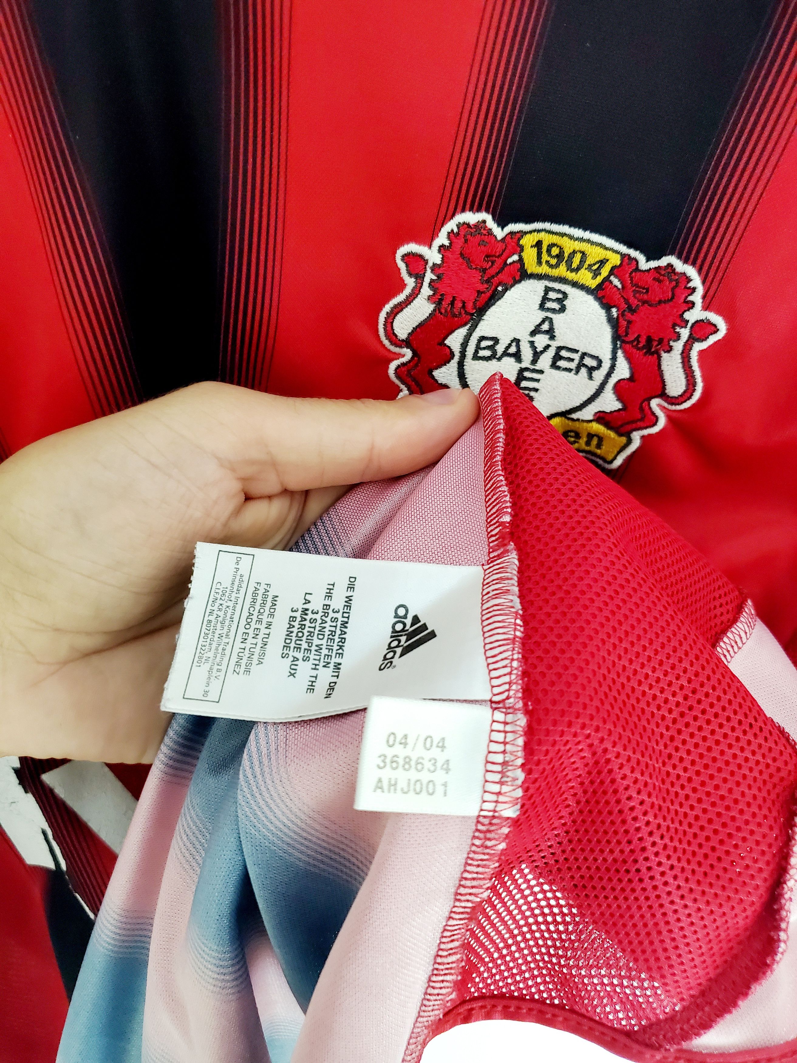 Adidas Bayer 04 Leverkusen Home 2005 Soccer Adidas #19 BABIC L Size US L / EU 52-54 / 3 - 6 Thumbnail