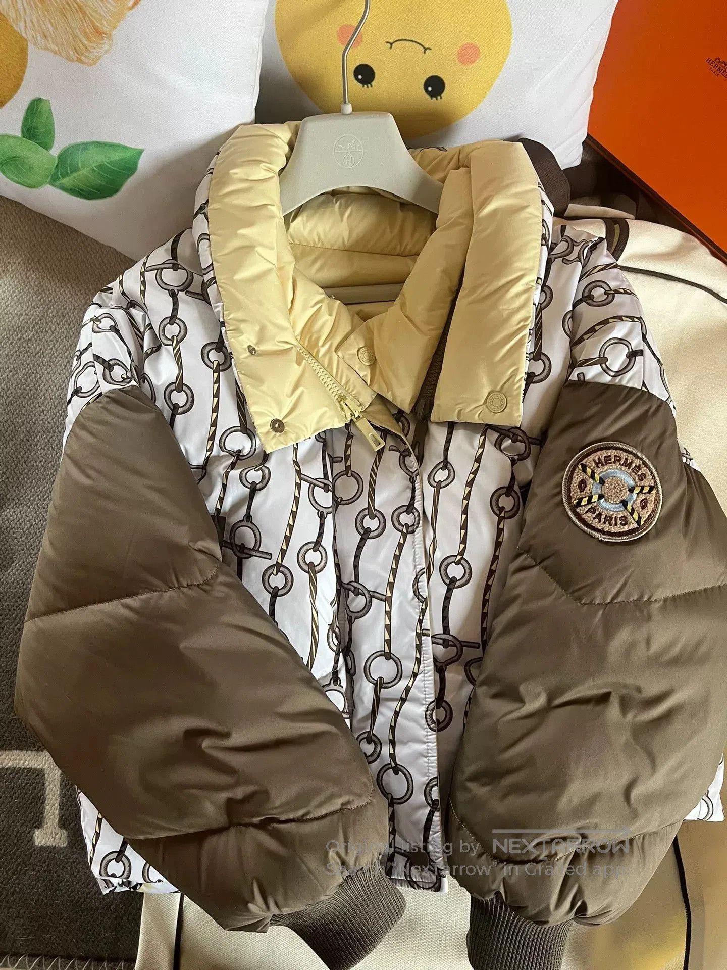 Hermes Reversible Short Down Jacket.