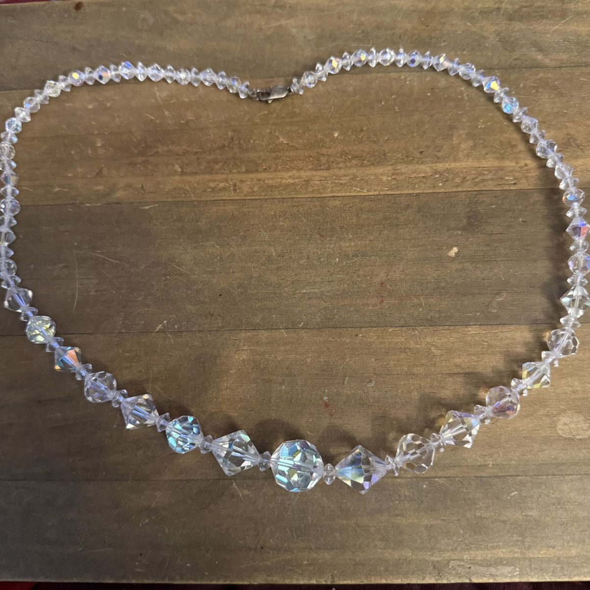 Vintage Vintage Aurora Borealis crystal bead necklace Size ONE SIZE - 2 Thumbnail