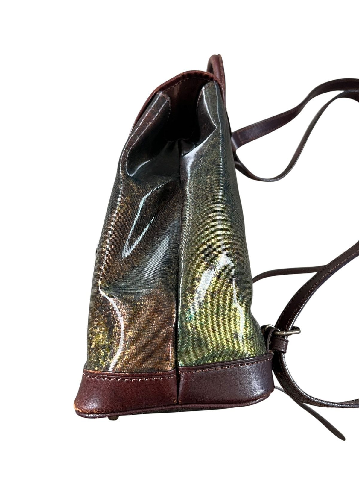 Jean Paul Gaultier Vintage Jean Paul Gaultier Cyber Holographic Backpack Size ONE SIZE - 5 Thumbnail