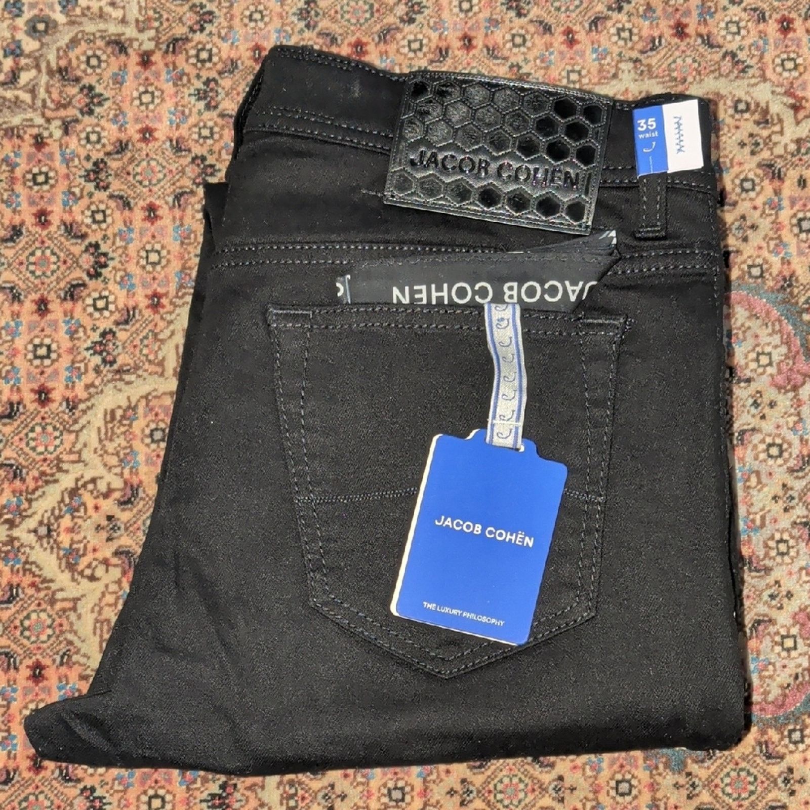 Jacob Cohen Jacob Cohen Black Men's Jeans Size 35 Size US 35 - 1 Thumbnail