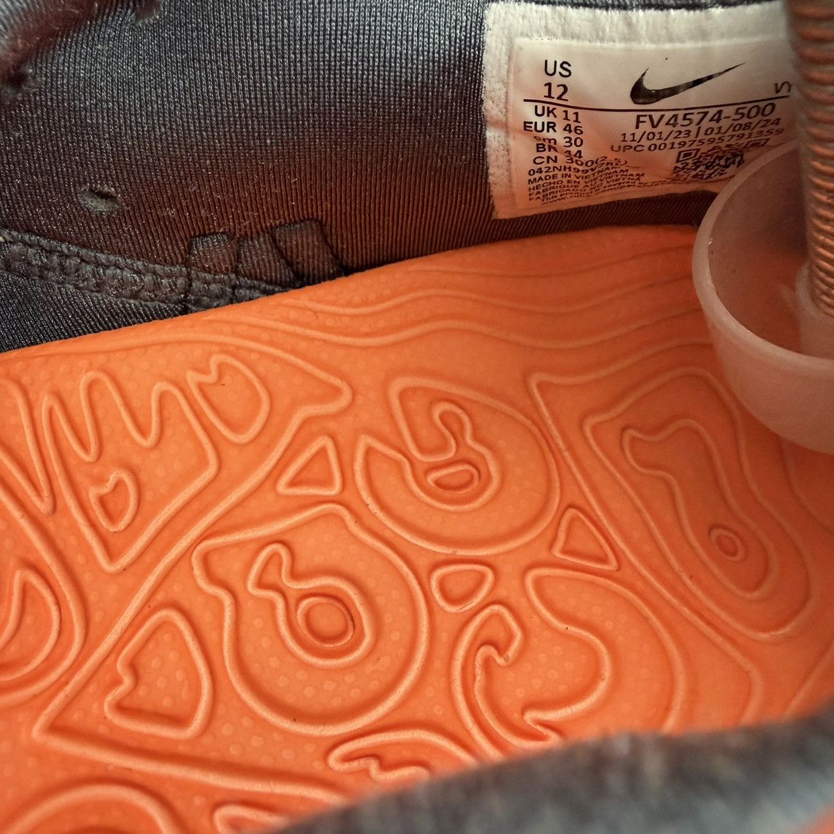 Nike ACG NIKE • ACG Moc Premium "Daybreak Safety Orange" (12M) Size US 12 / EU 45 - 5 Thumbnail