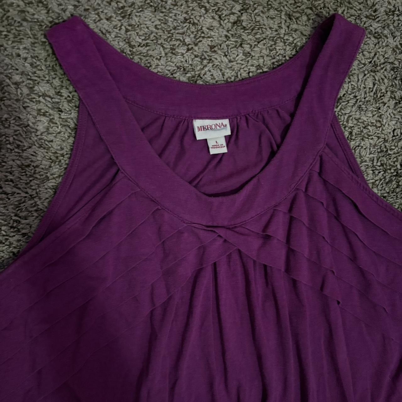 Merona Purple Y2K halter neck tank top Size L / US 10 / IT 46 - 3 Thumbnail