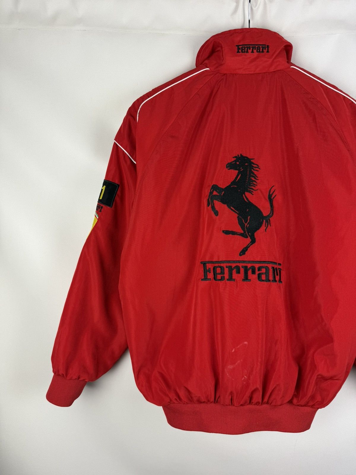 Ferrari Ferrari F1 Scuderia Overprinted Racing Bomber Jacket Size US S / EU 44-46 / 1 - 14 Thumbnail