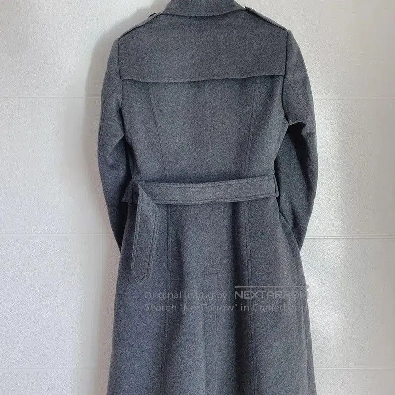 Burberry Burberry Women's Grey Wool Blend Trench Coat. Size S / US 4 / IT 40 - 6 Thumbnail