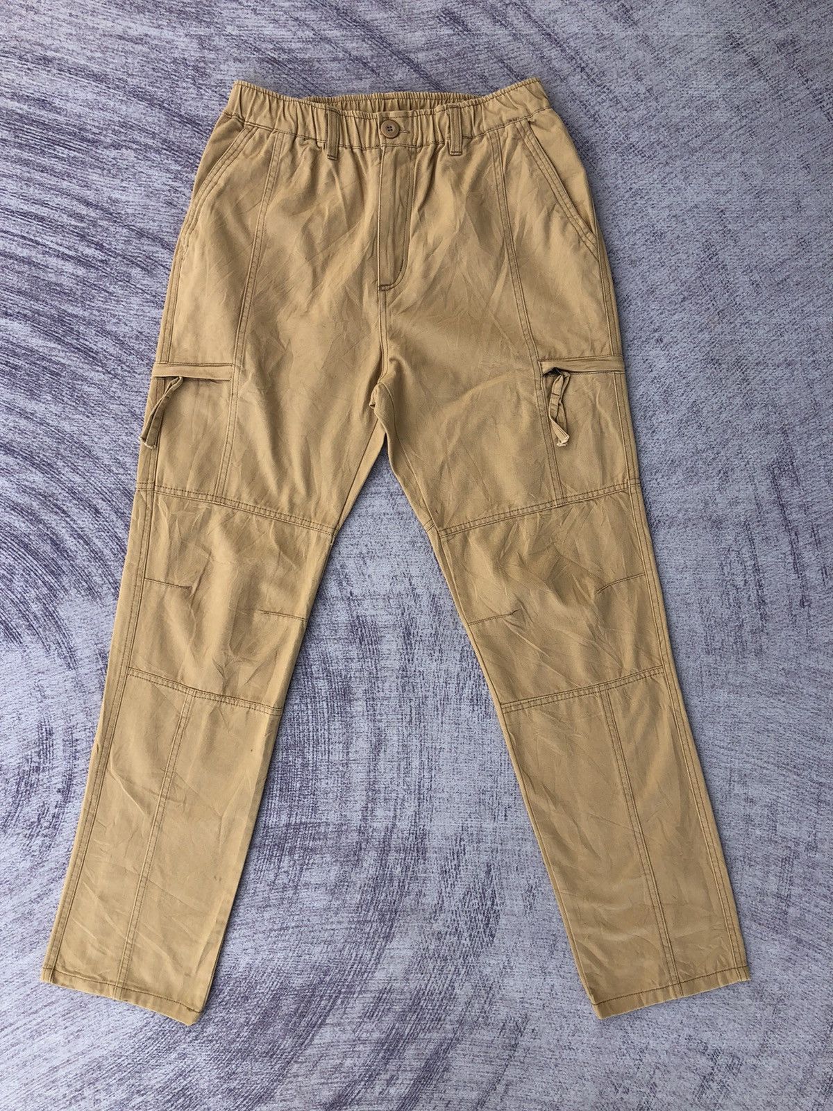 Japanese Brand × Vintage × Vision Streetwear Stratchble Cargo Long Pants Come With 6 Pocket Size US 26 / EU 42 - 1 Thumbnail