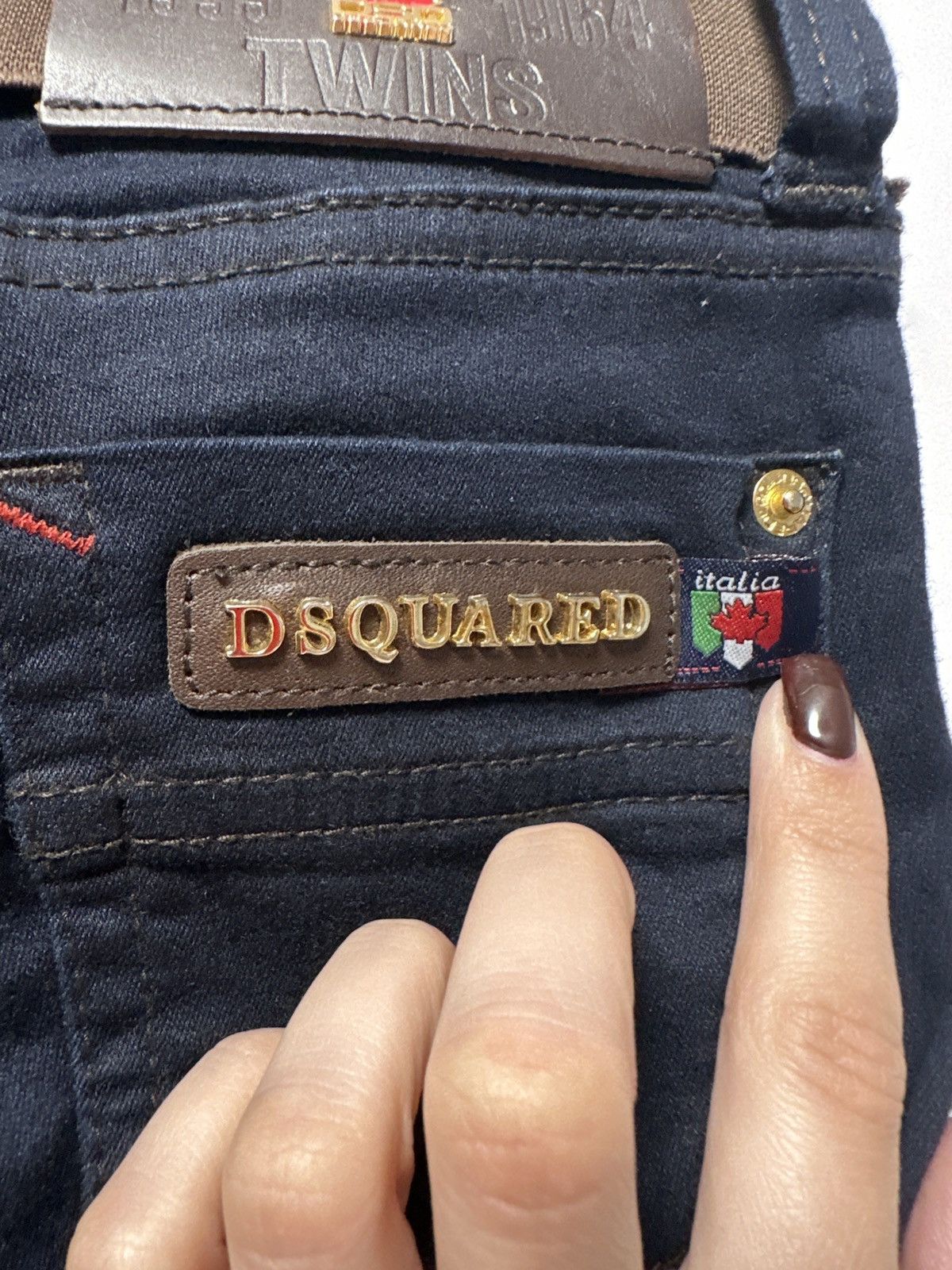 Dsquared2 Dsquared2 women's skinny pants with belt Size 26" / US 2 / IT 38 - 10 Thumbnail