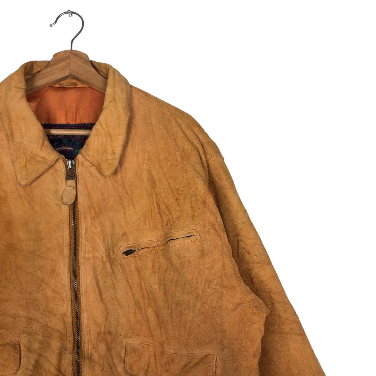 Vintage 🔥Vtg Biker Leather Jacket Ashville Inspire CP Company Size US L / EU 52-54 / 3 - 6 Thumbnail