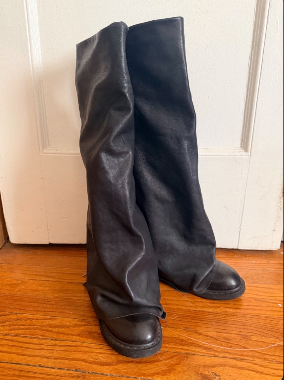 Rick Owens × Rick Owens Drkshdw SS11 Anthem Runway Fold Down