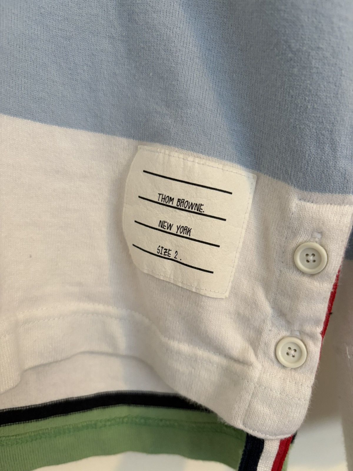 Thom Browne 4 Bar Striped Rugby Size US M / EU 48-50 / 2 - 3 Thumbnail