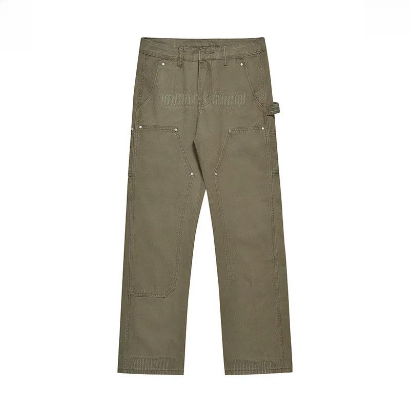 Japanese Brand × Jean American Style Vibe Green Cargo Pants Size US 34 / EU 50 - 4 Thumbnail