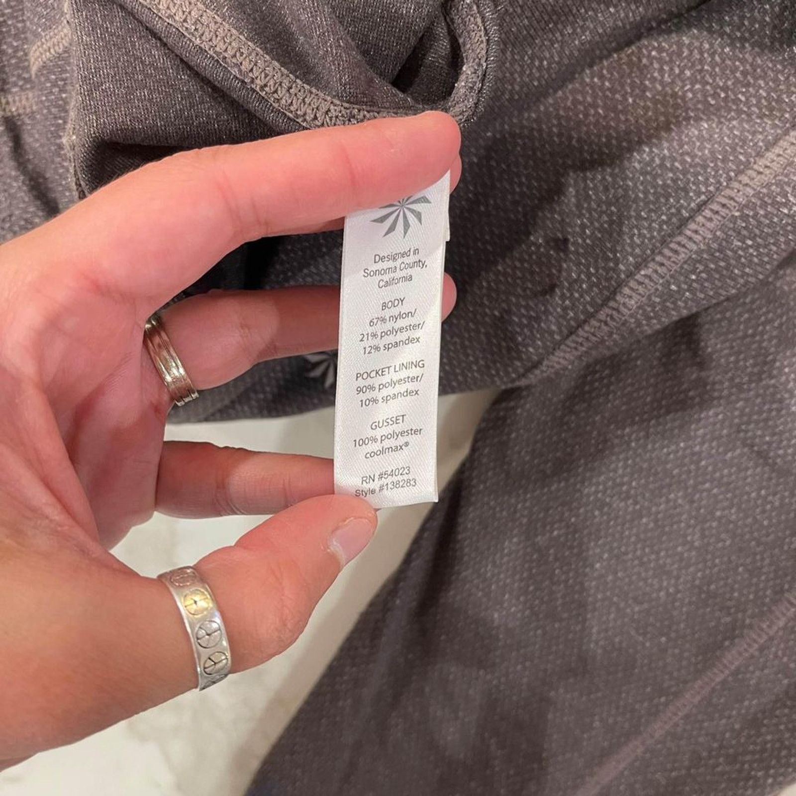 Athleta Athleta Pixy Drifter Textured Brown Leggings Women's Medium Size 30" / US 8 / IT 44 - 6 Thumbnail