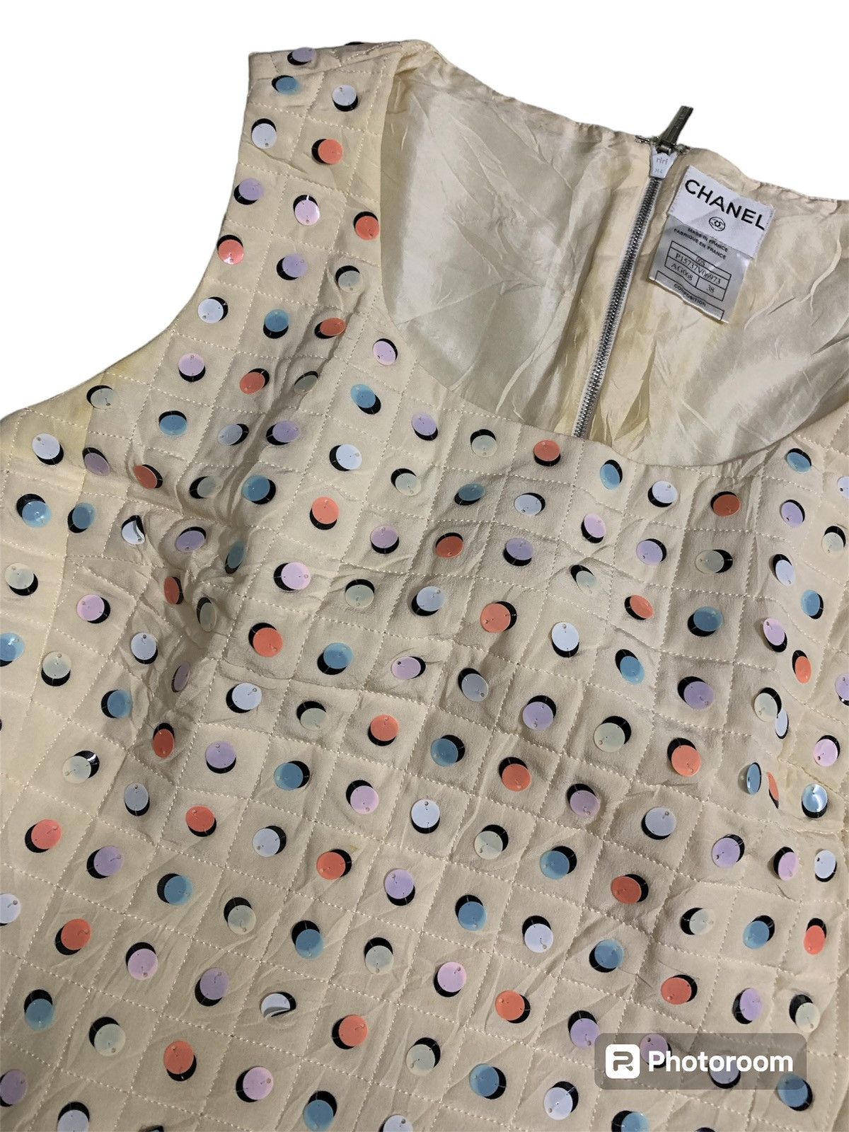 Chanel 💥Chanel Tank Top Zip Shirt Size XS / US 0-2 / IT 36-38 - 2 Thumbnail
