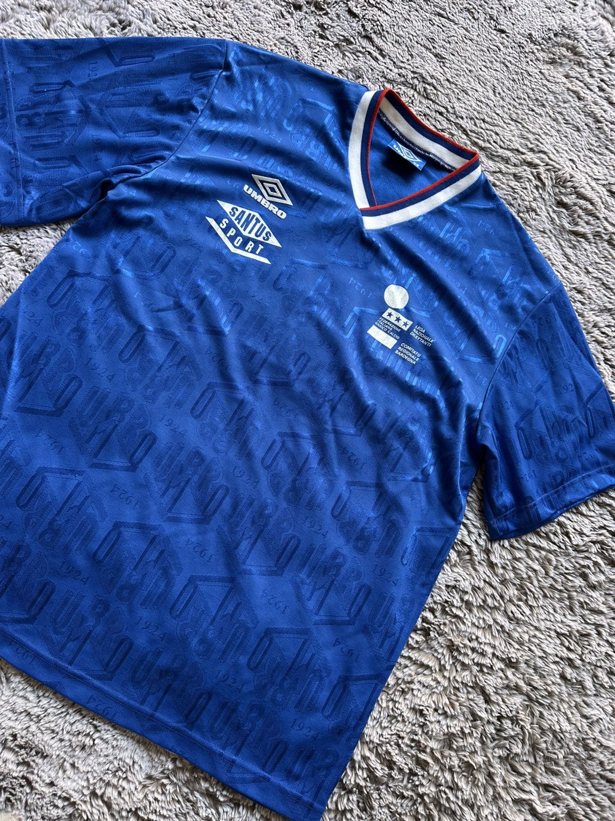 Umbro Umbro Santus 16 federazia ataliana football bleu Tee L Size US L / EU 52-54 / 3 - 3 Thumbnail