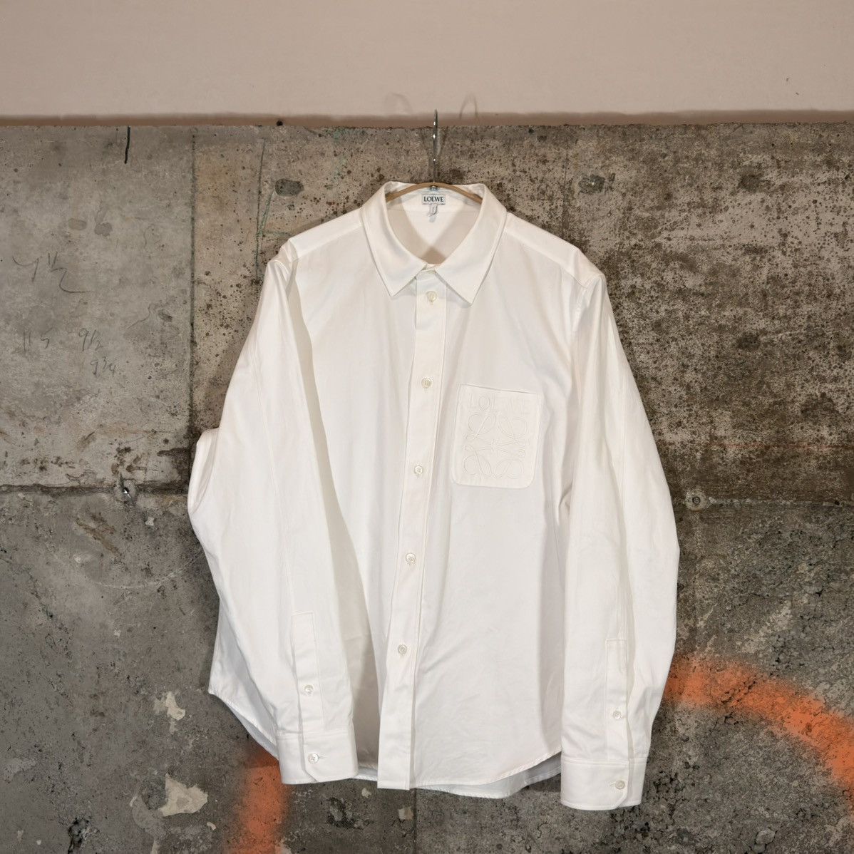 Loewe White button up dress shirt Size US M / EU 48-50 / 2 - 1 Thumbnail