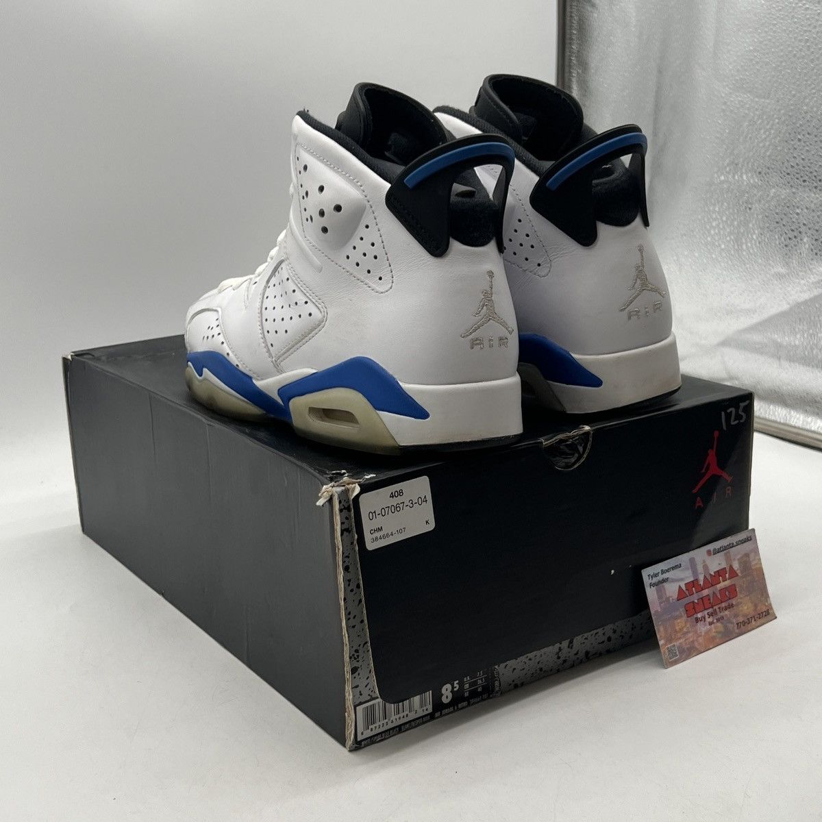 Jordan Brand Air Jordan 6 sport blue Size US 8.5 / EU 41-42 - 4 Thumbnail