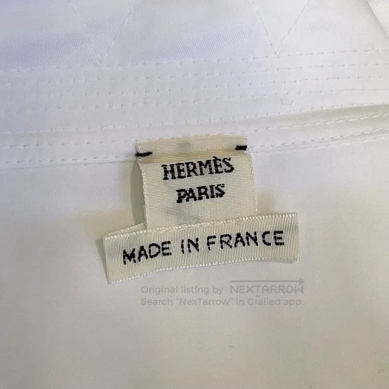 Hermes Hermes White stand collar shirt Size XS / US 0-2 / IT 36-38 - 6 Thumbnail