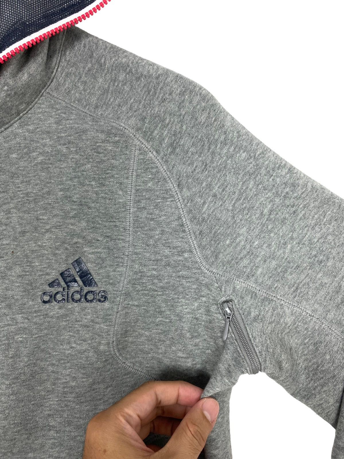 Adidas Rare‼️ Adidas Hoodie Full Zipper Size S / US 4 / IT 40 - 5 Thumbnail