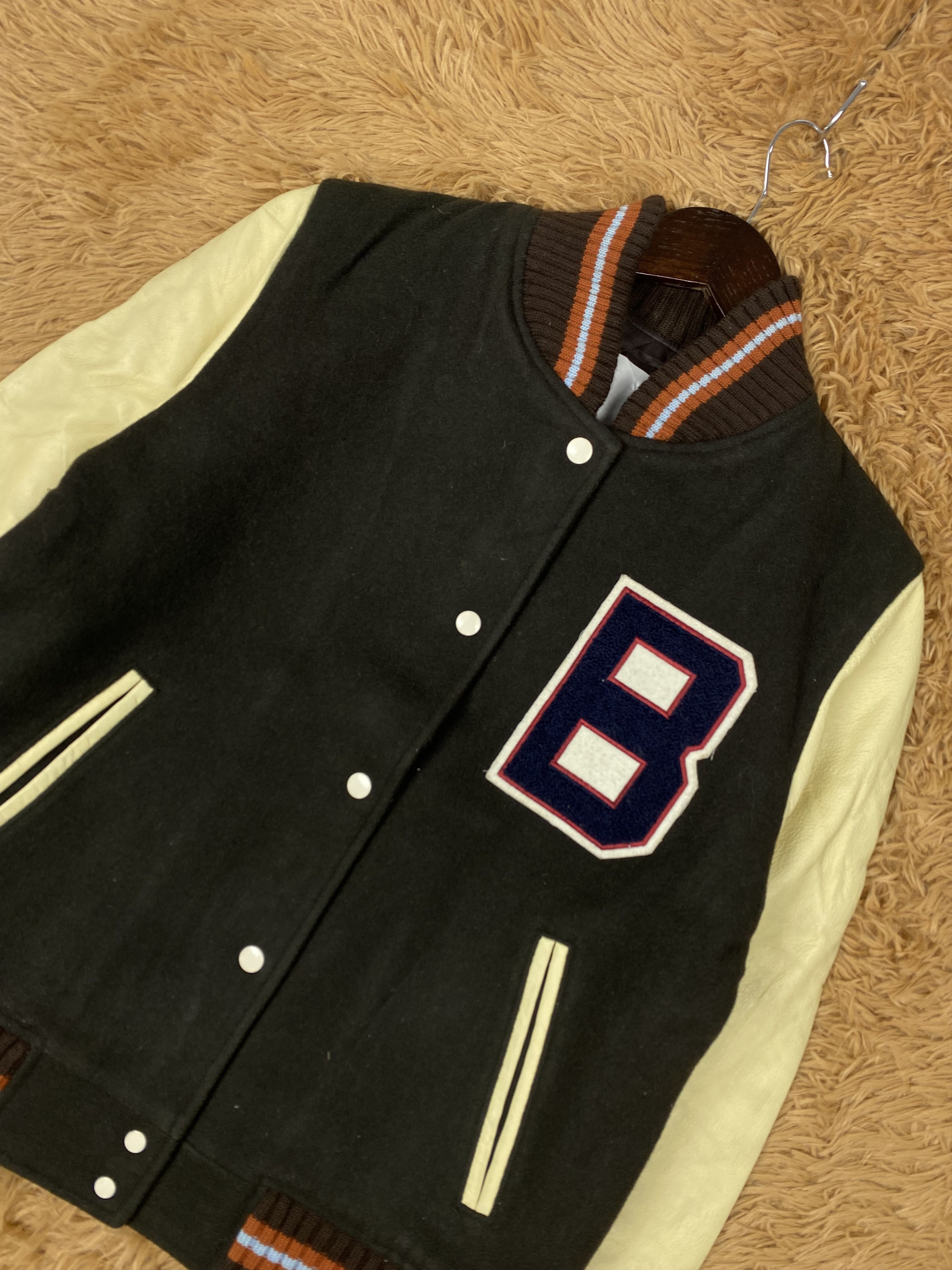 Vintage Vintage Comme Ca Boys Leather Sleeve Varsity Jacket DJ0300 Size US M / EU 48-50 / 2 - 2 Thumbnail