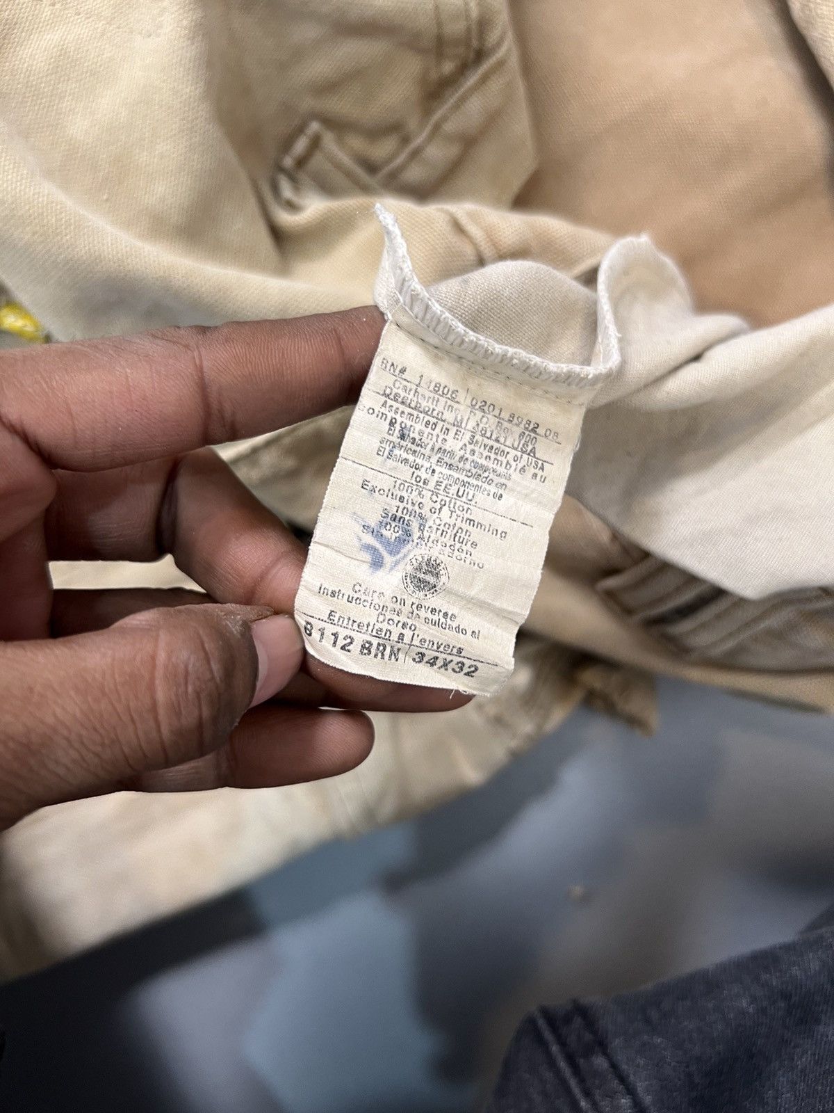 Carhartt Vintage Carhartt tan 90s cargo pants Size US 32 / EU 48 - 8 Thumbnail