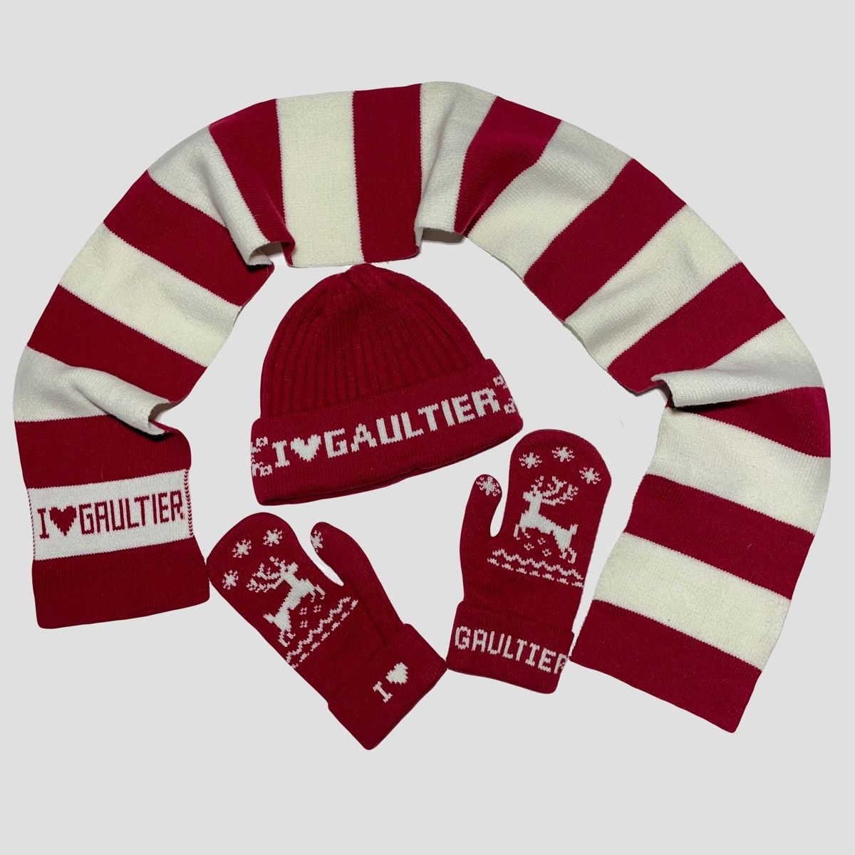 Jean Paul Gaultier Women Wool Scarf With 