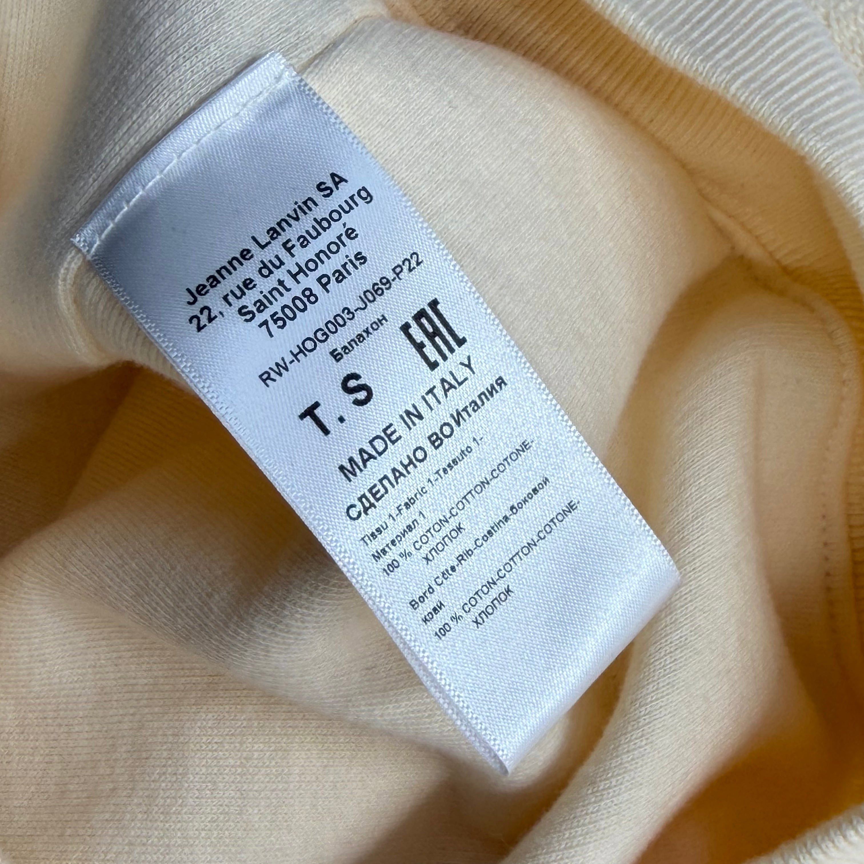 Gallery Dept. Gallery Dept. x Lanvin Reversed Creme Hoodie S (XS) Size US XS / EU 42 / 0 - 6 Thumbnail