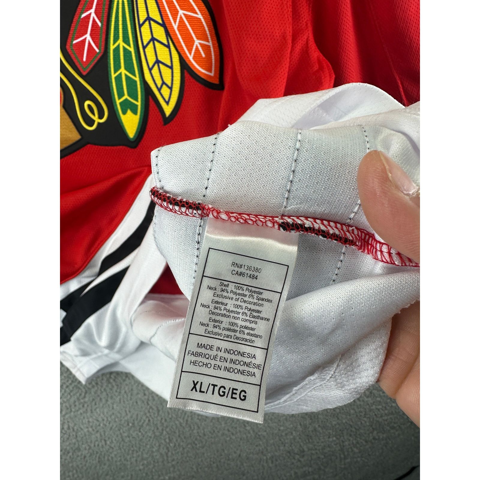 NHL Fanatics Chicago Blackhawks TOEWS 19 Mens Size XL NHL Jersey Size US XL / EU 56 / 4 - 11 Thumbnail