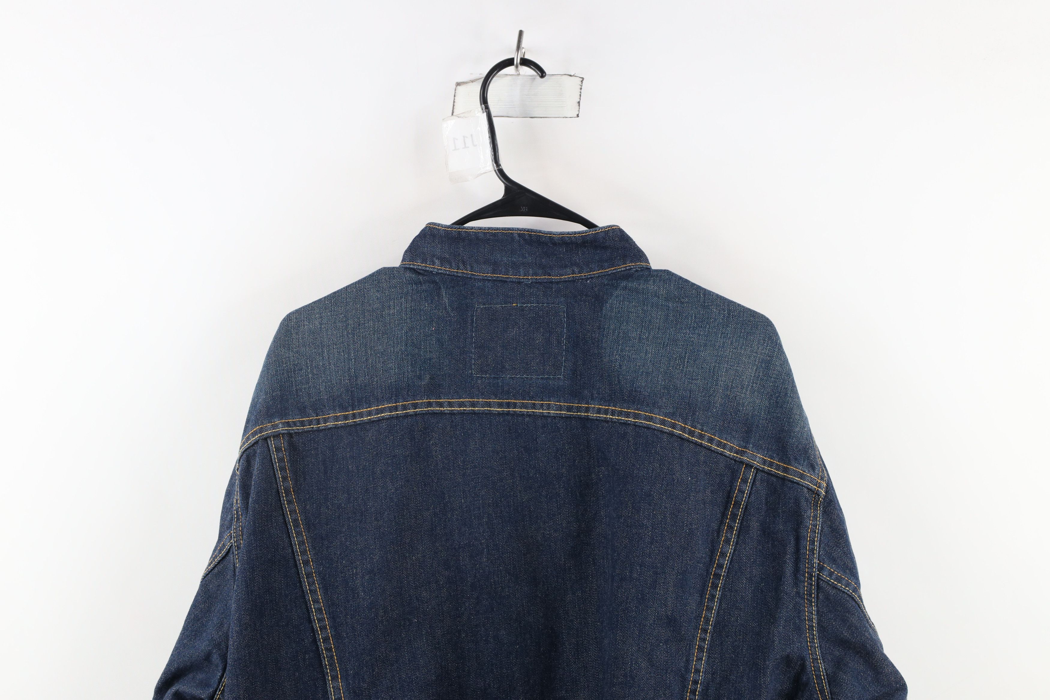 Levi's × Vintage Vintage Y2K Levis Rider Denim Jean Trucker Jacket Coat Blue Size US XL / EU 56 / 4 - 15 Thumbnail