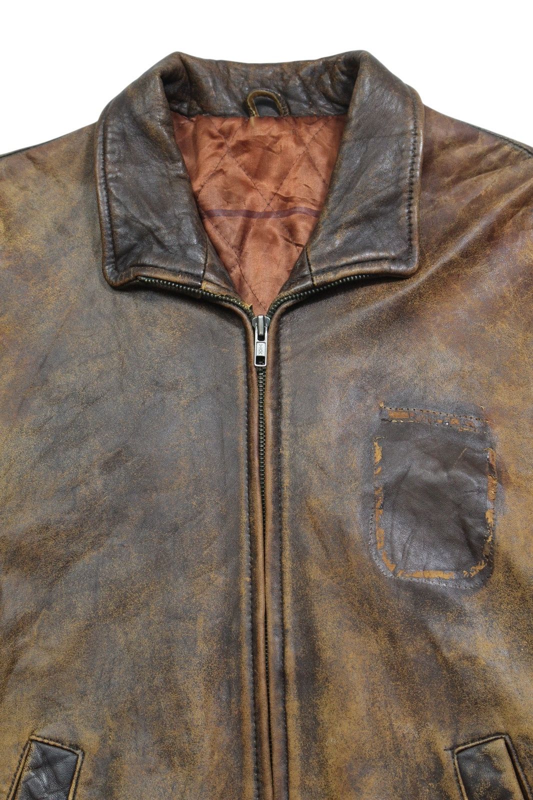 Vintage 2000S FRENCH AIR FORCE BY CHARLES MAC HOPE LEATHER JACKET Size US M / EU 48-50 / 2 - 5 Thumbnail