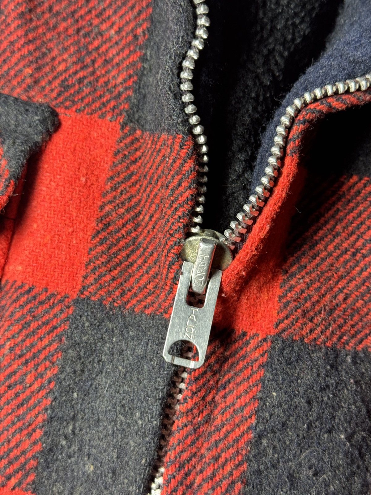 Vintage Vintage 40s Anderson Little Talon Zipper Red Plaid Jacket Size US M / EU 48-50 / 2 - 2 Thumbnail