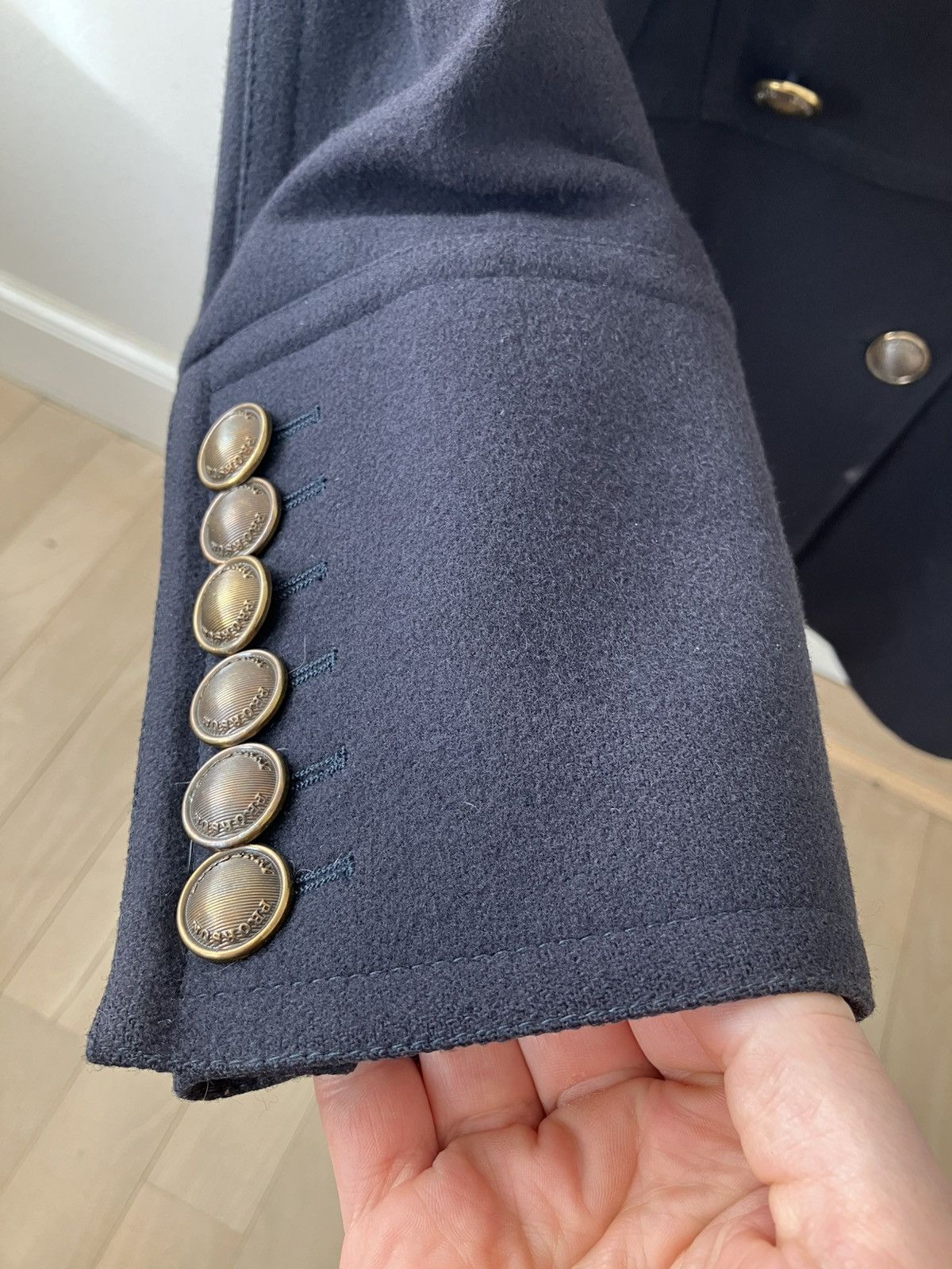 Burberry Prorsum Burberry Prorsum AW2010 Military Peacoat Size US S / EU 44-46 / 1 - 6 Thumbnail