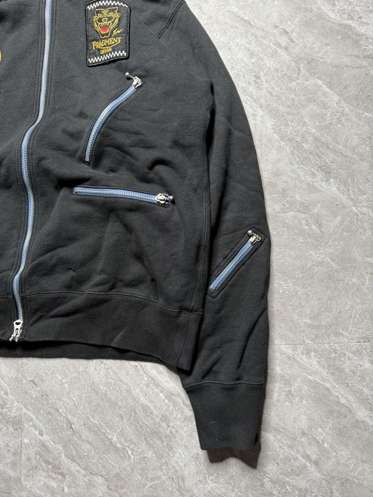 Neighborhood Neighborhood x Fragment A/W 09 Biker Club Hooded Jacket Size US XL / EU 56 / 4 - 2 Thumbnail