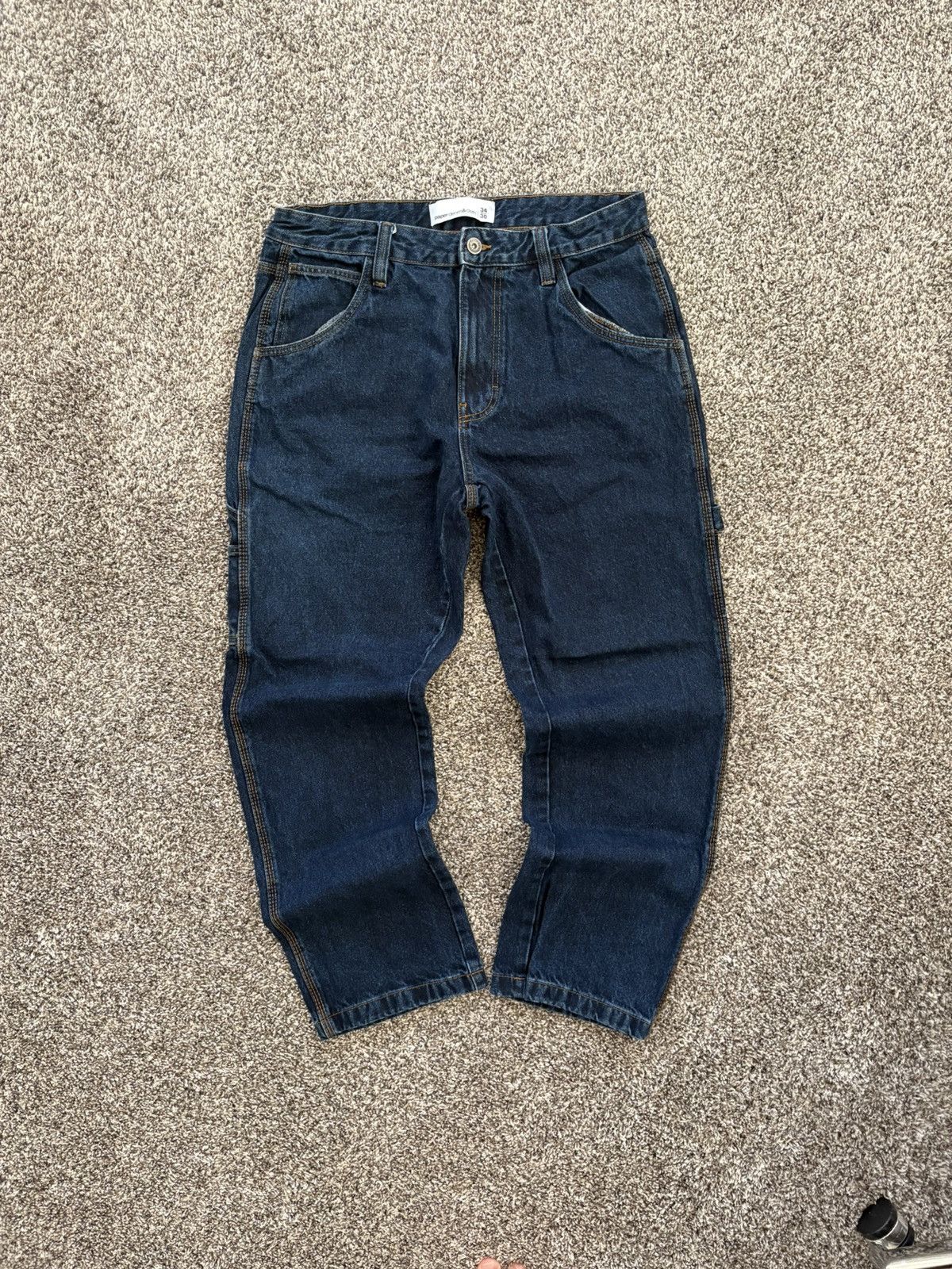 Paper Denim & Cloth Dark wash carpenter jeans Size US 34 / EU 50 - 2 Thumbnail