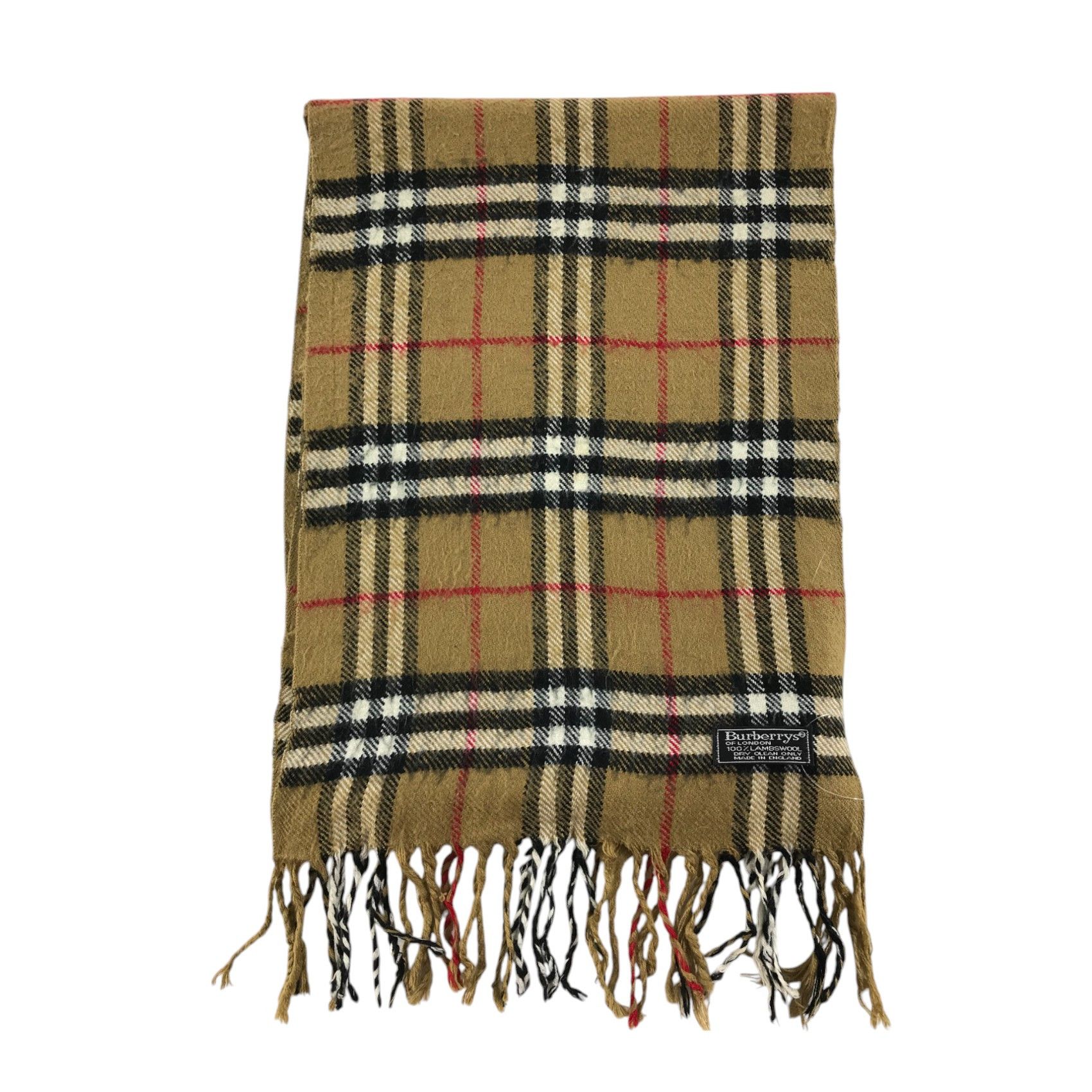 Burberry × Vintage Burberry Scarf / Muffler / Neckwear - WW2571 Size ONE SIZE - 2 Thumbnail
