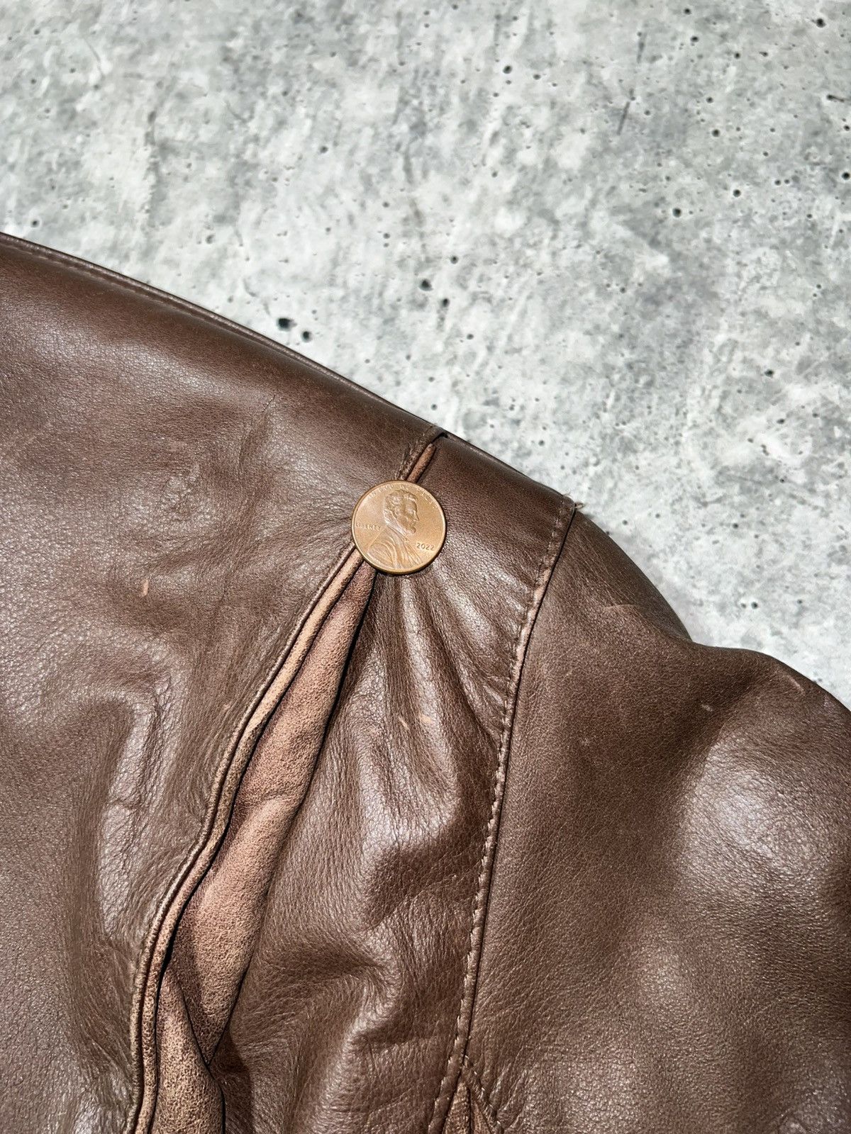 Roundtree & Yorke Vintage 90s Roundtree & Yorke Genuine Leather Jacket Size US L / EU 52-54 / 3 - 15 Thumbnail