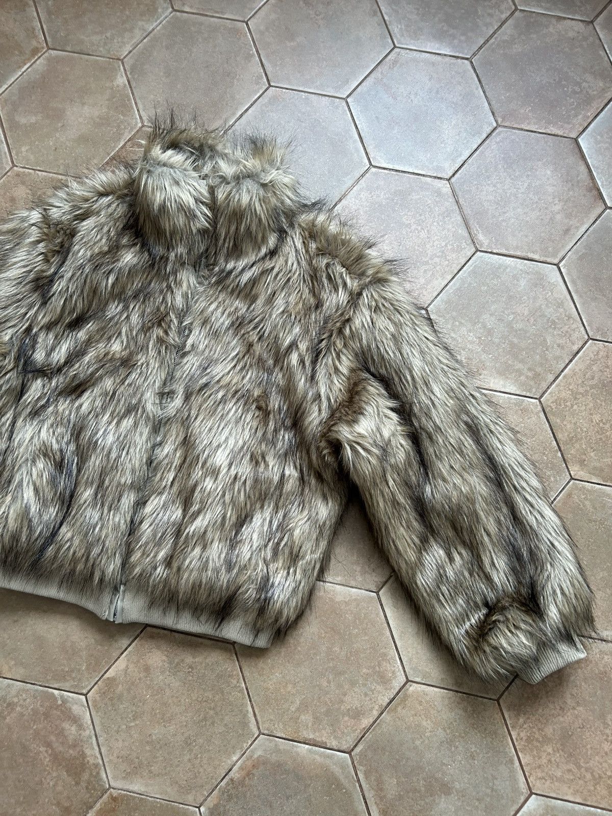 Hysteric Glamour 2000’s Aesthetic Y2K Vintage Glam Faux Fur Jacket Size S / US 4 / IT 40 - 4 Thumbnail