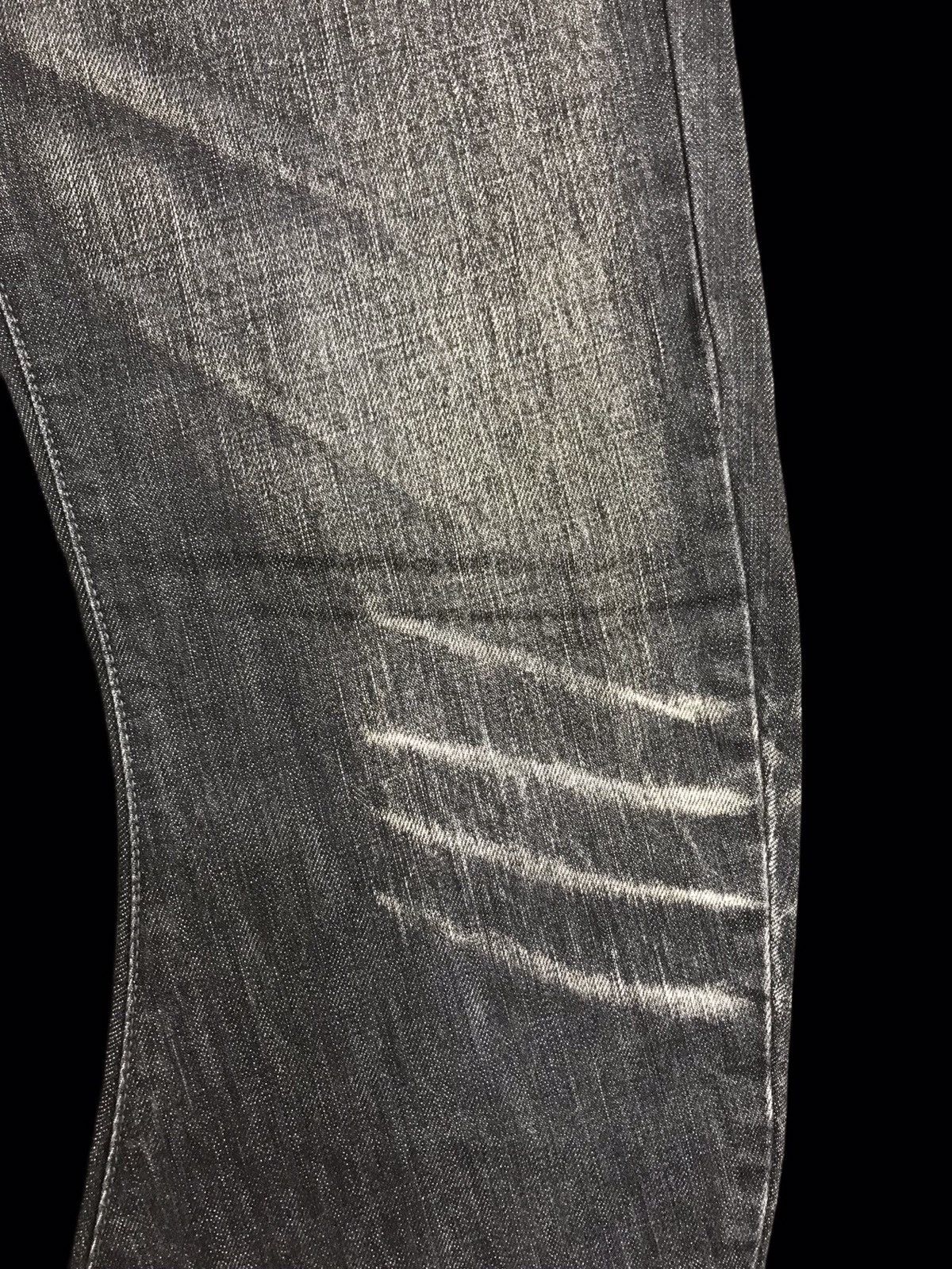 Japanese Brand 💥FLARE💥wjk Avant Garde Designer Claw Fade Curved Denim F69 Size US 30 / EU 46 - 6 Thumbnail