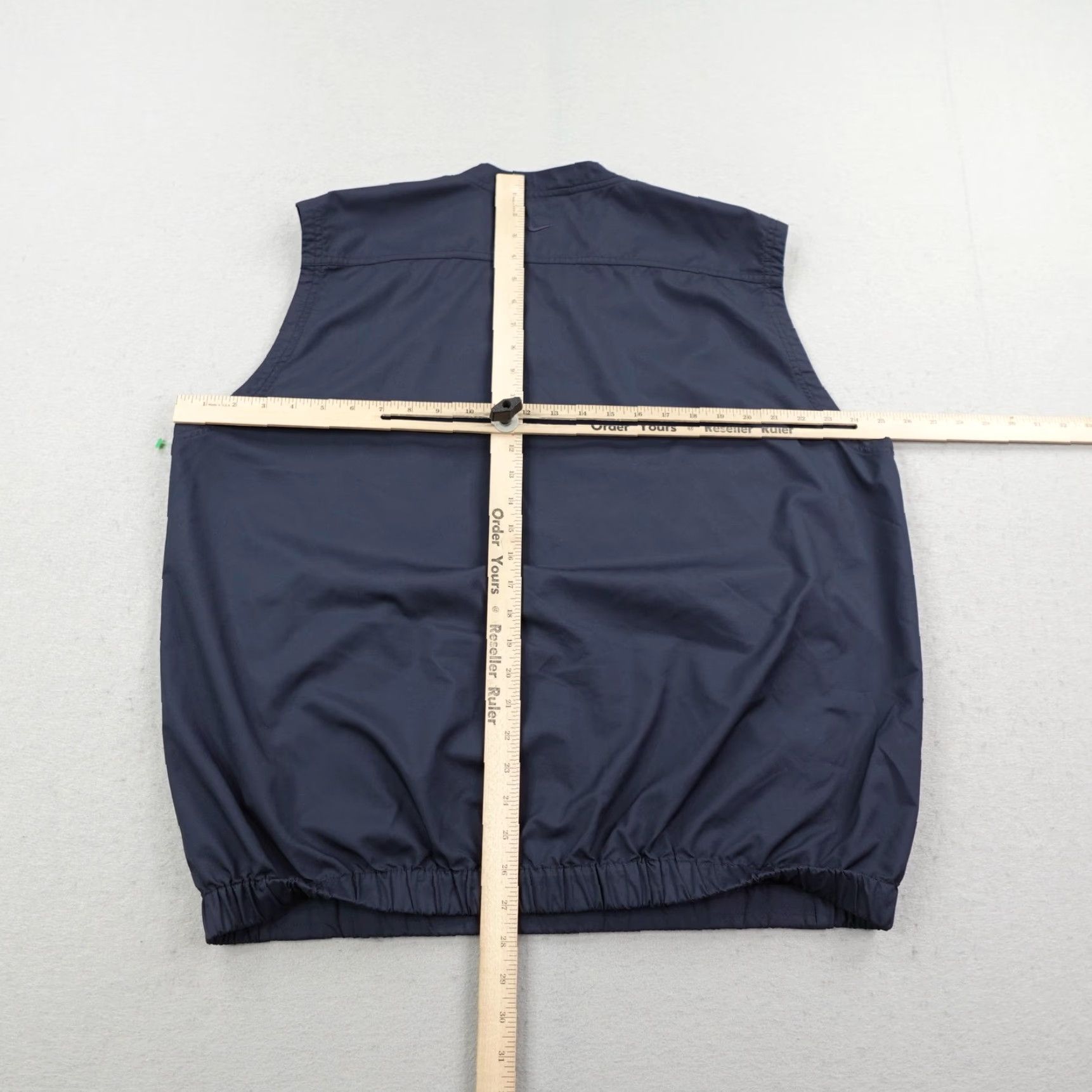 Nike Nike Vest Mens 2XL Dark Blue Windbreaker Pullover Golf Lightweight Swoosh V Neck Size US M / EU 48-50 / 2 - 5 Thumbnail